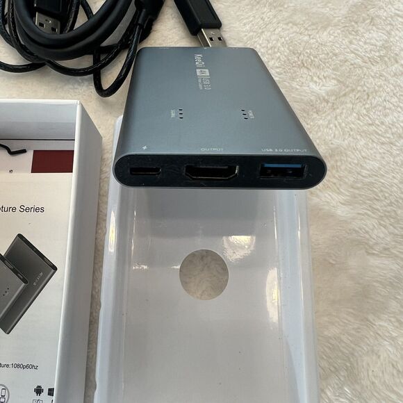 KeeQii Capture Card, HD 1080P Video Capture Card, 3.0 Game Capture Card with... - Picture 3 of 4